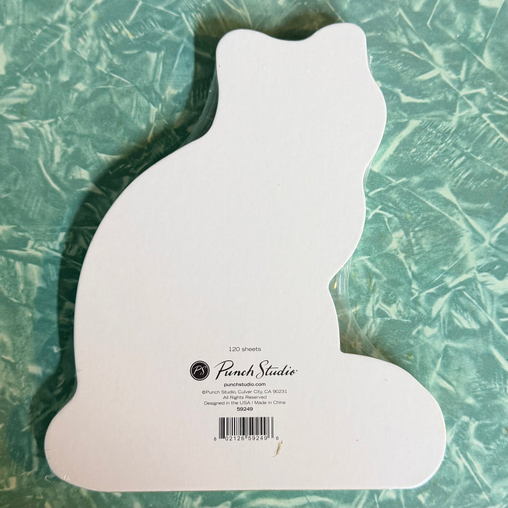 Fluffy Cat Die-cut Notepad $14