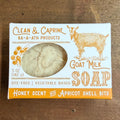 Honey with Apricot Shell Goat Milk Bar Soap $10