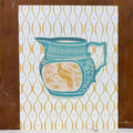 8x10 Turquoise Pitcher Art Print $18