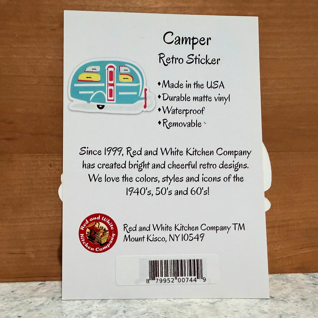 Camper Retro Sticker $6