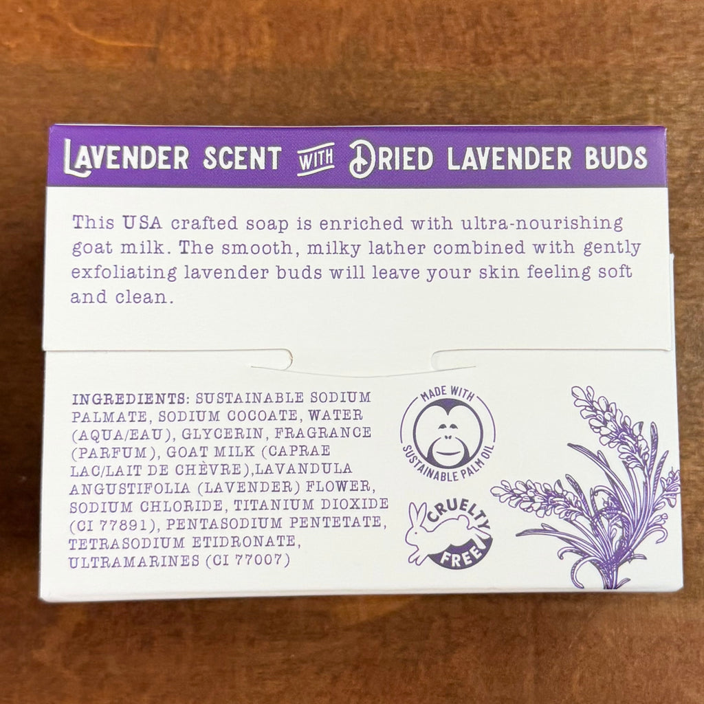 Lavender Goat Milk Bar Soap $10