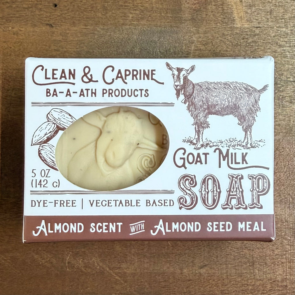 Almond Goat Milk Bar Soap $10