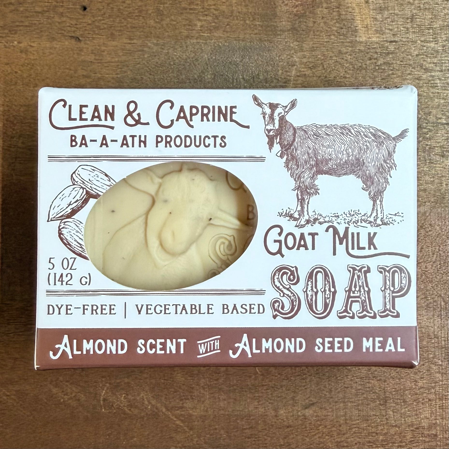 Almond Goat Milk Bar Soap $10
