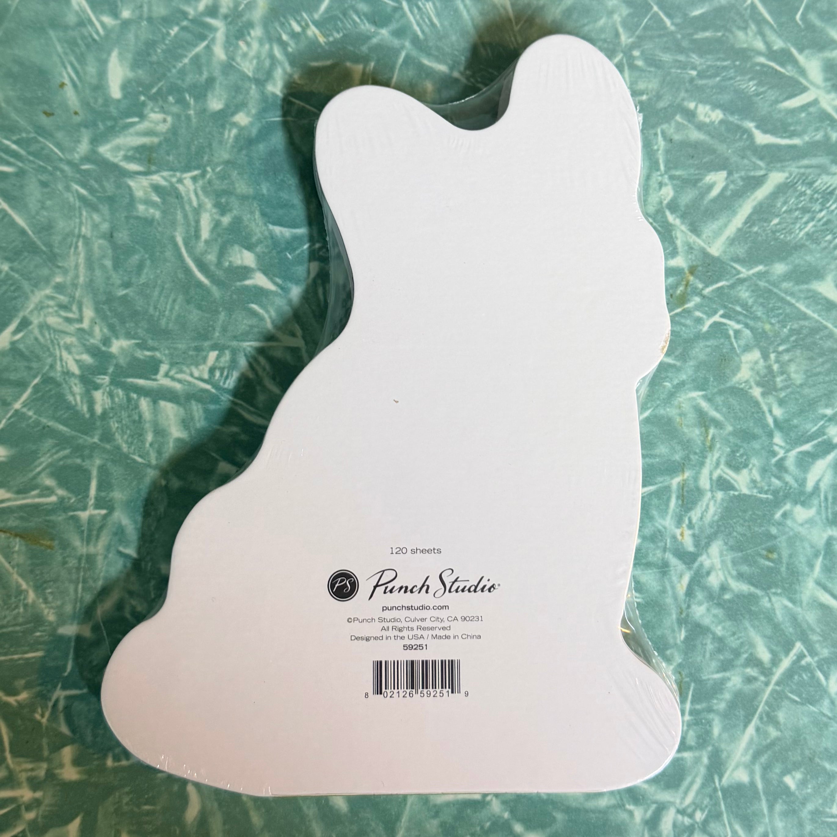 Frenchie Dog Die-cut Notepad $14