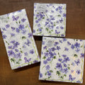 Purple Floral Paper Napkins 3 Sizes