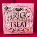 Trick or Treat Pink Cocktail Napkins $5
