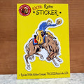 Bucking Bronco Retro Sticker $6