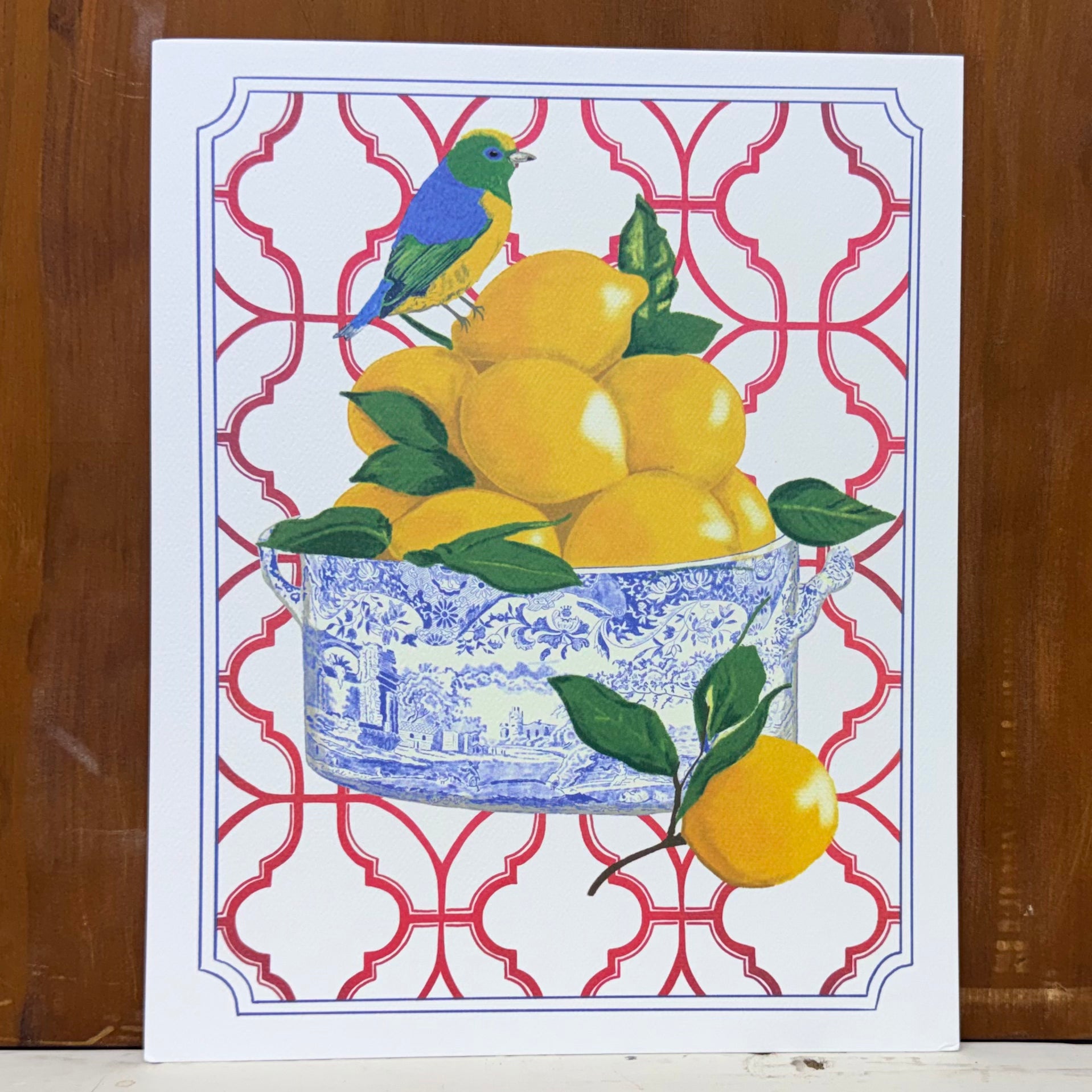 8x10 Lemons in a Bowl Art Print $18
