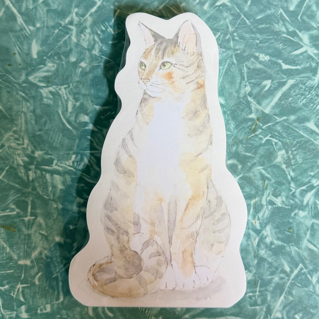 Tabby Cat Die-cut Notepad $14