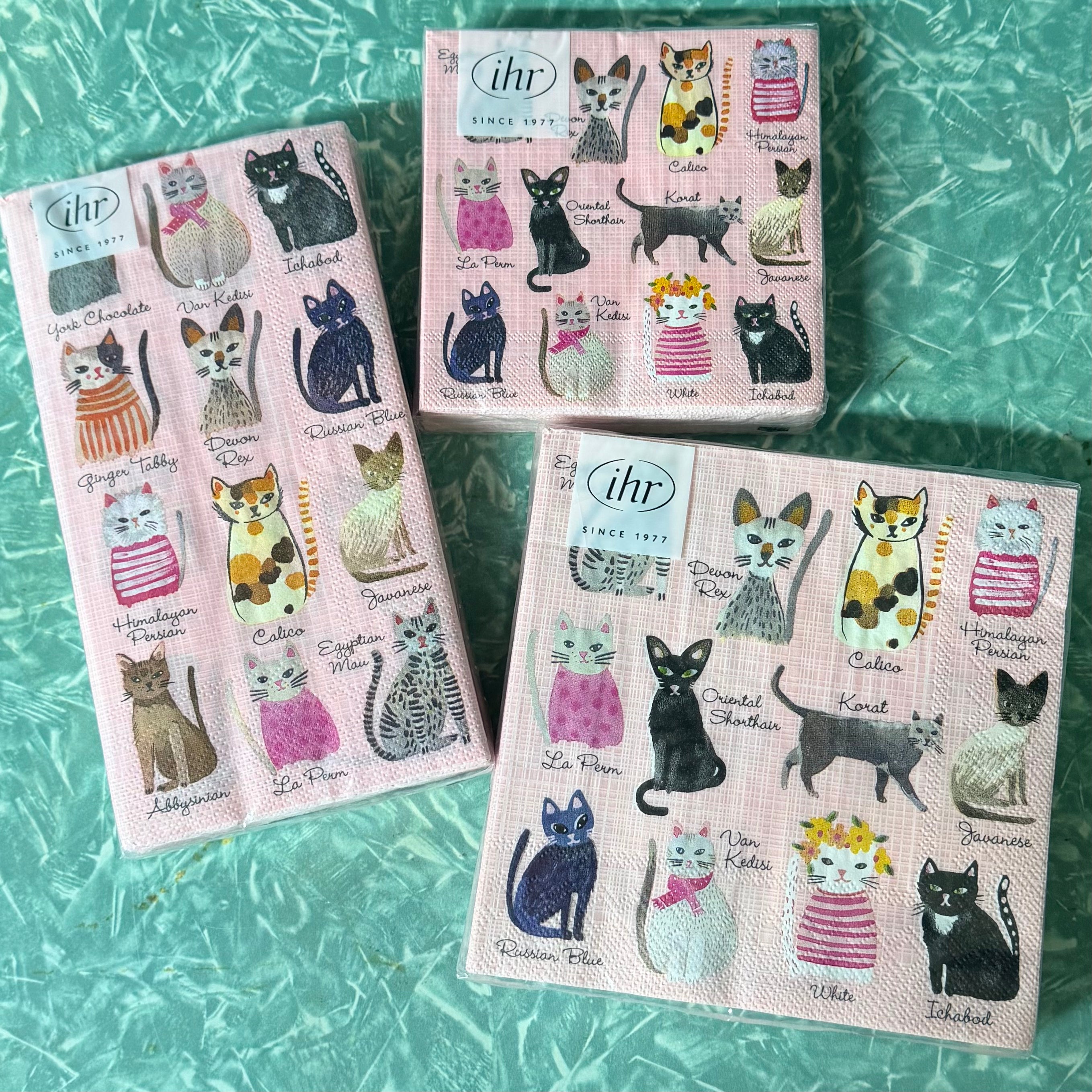 All the Cats Paper Napkins 3 Sizes