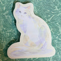 Fluffy Cat Die-cut Notepad $14