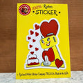 Love Cake Retro Sticker $6