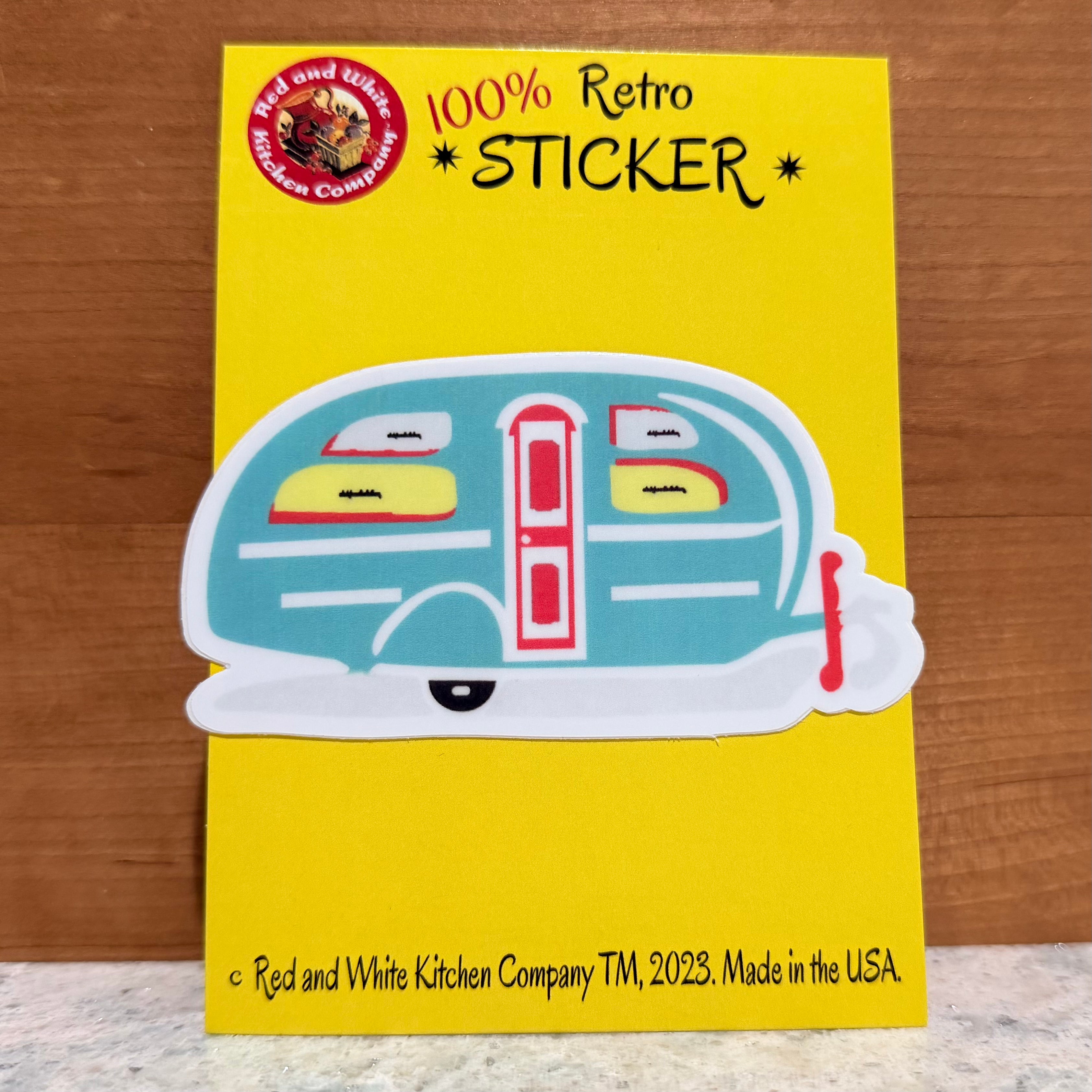 Camper Retro Sticker $6