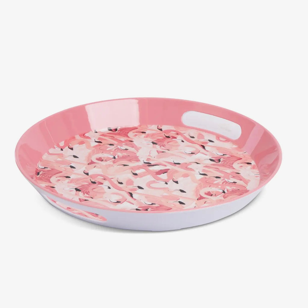 Round Flamingo Tray $30