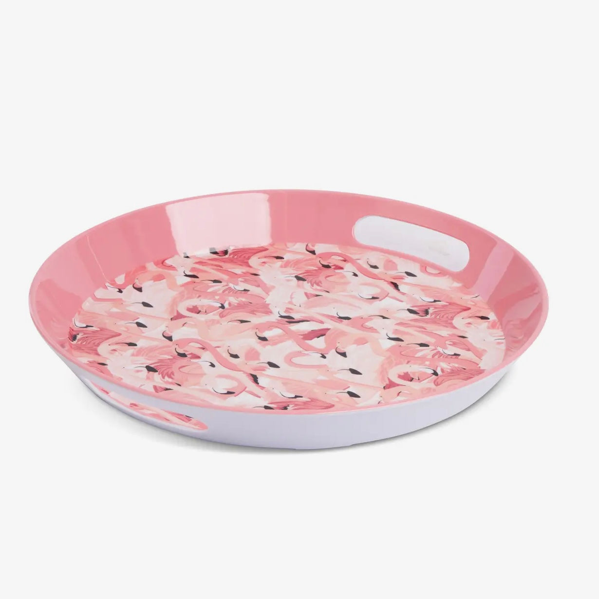 Round Flamingo Tray $30