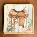 Cowgirl Saddle Plate $12