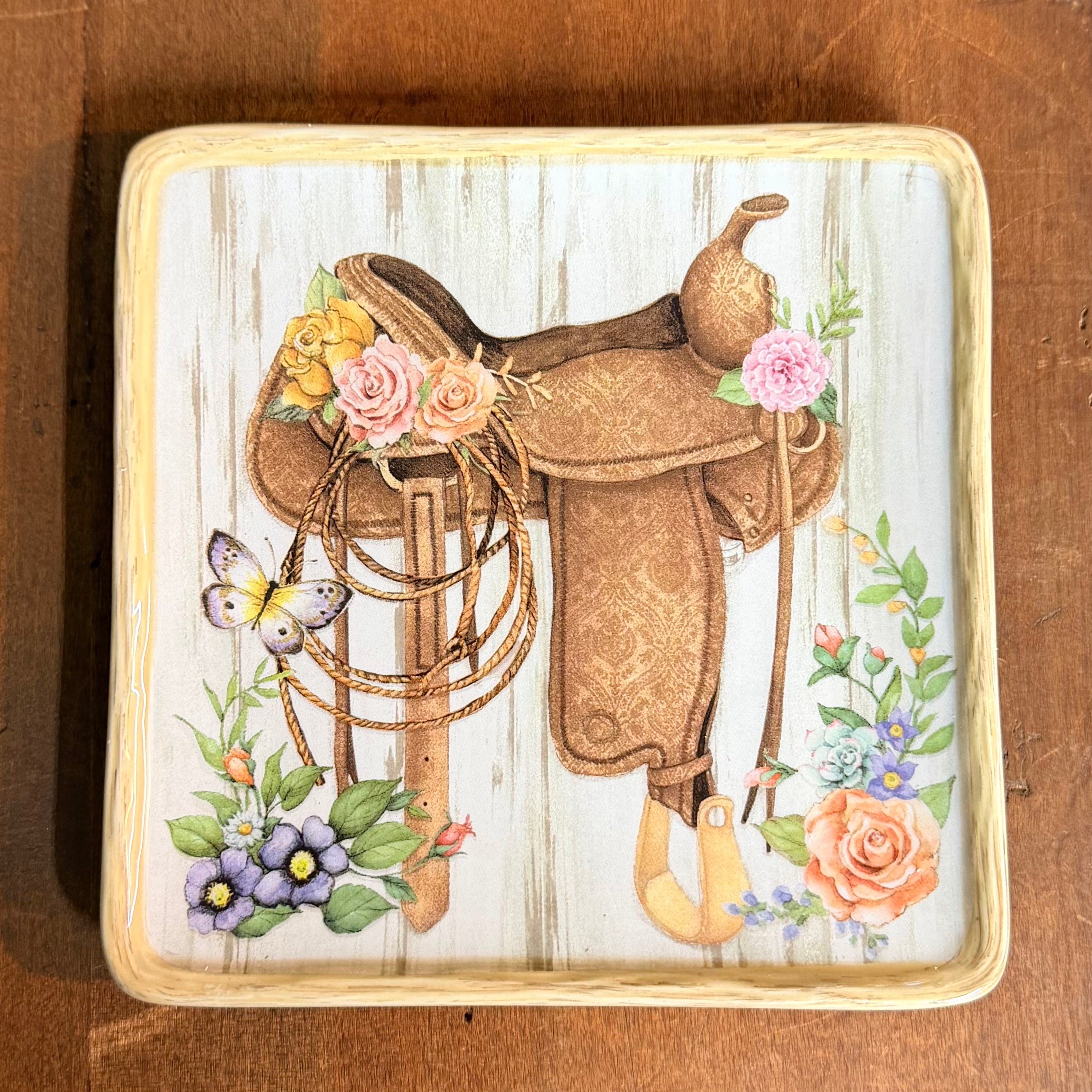 Cowgirl Saddle Plate $12
