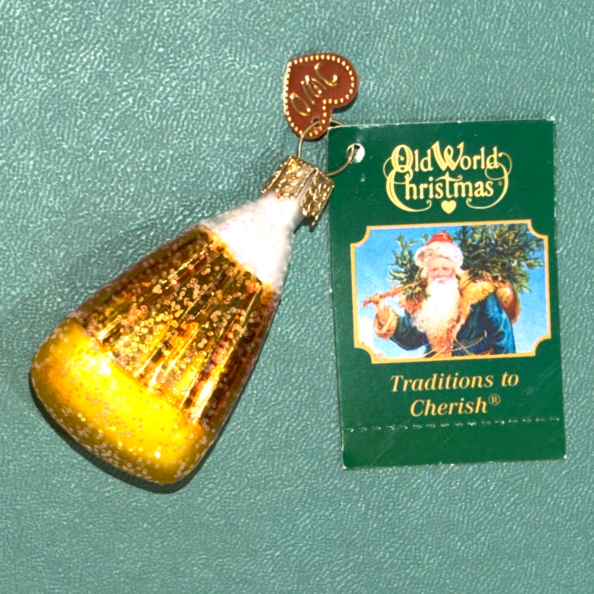 Glass Candy Corn Ornament $10