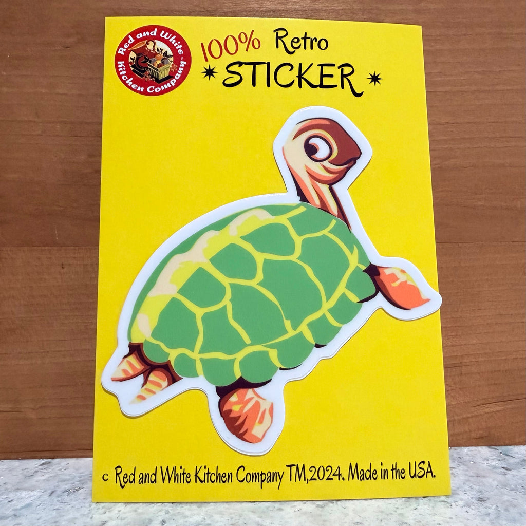 Bob the Turtle Retro Sticker $6