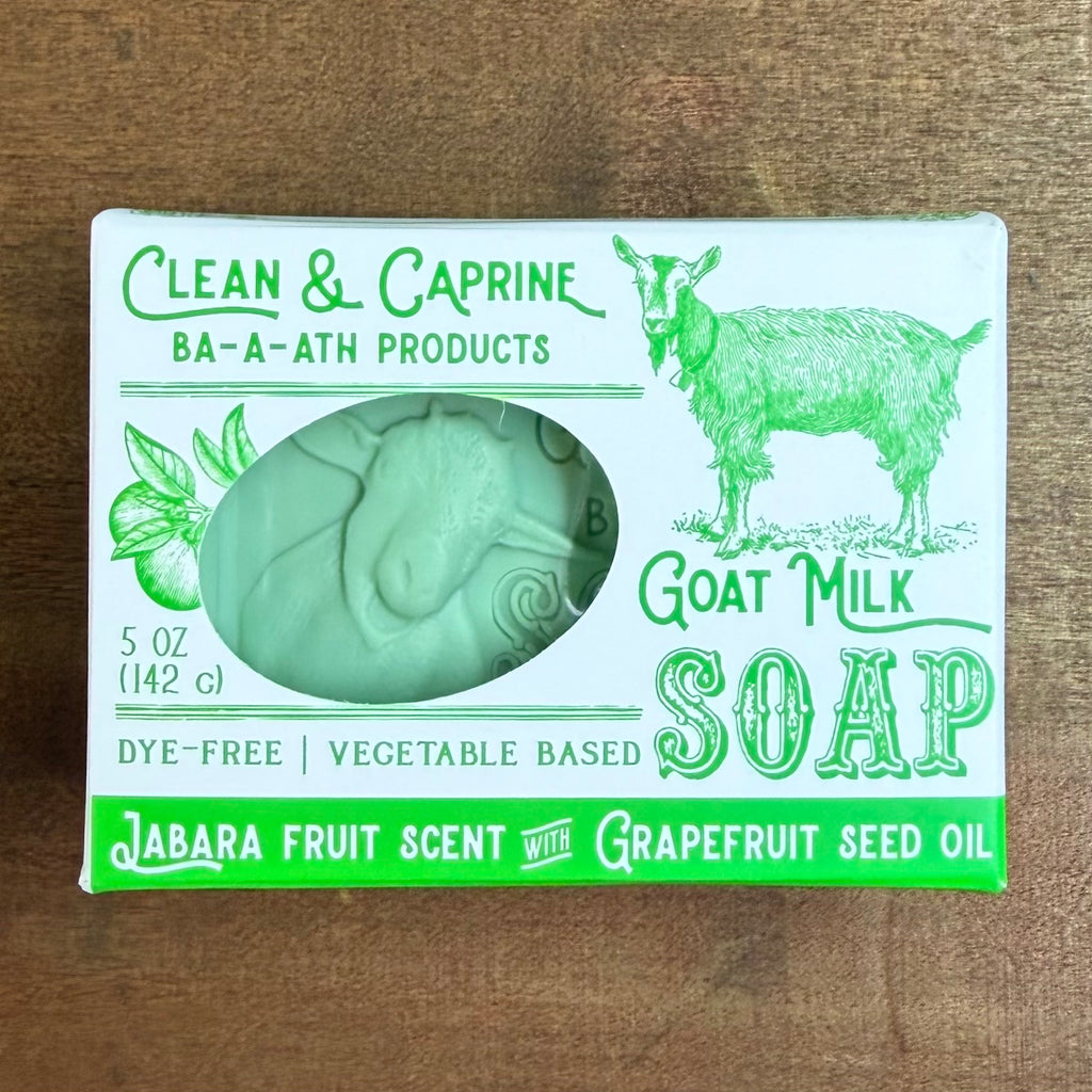 Jabara Fruit Goat Milk Bar Soap $10