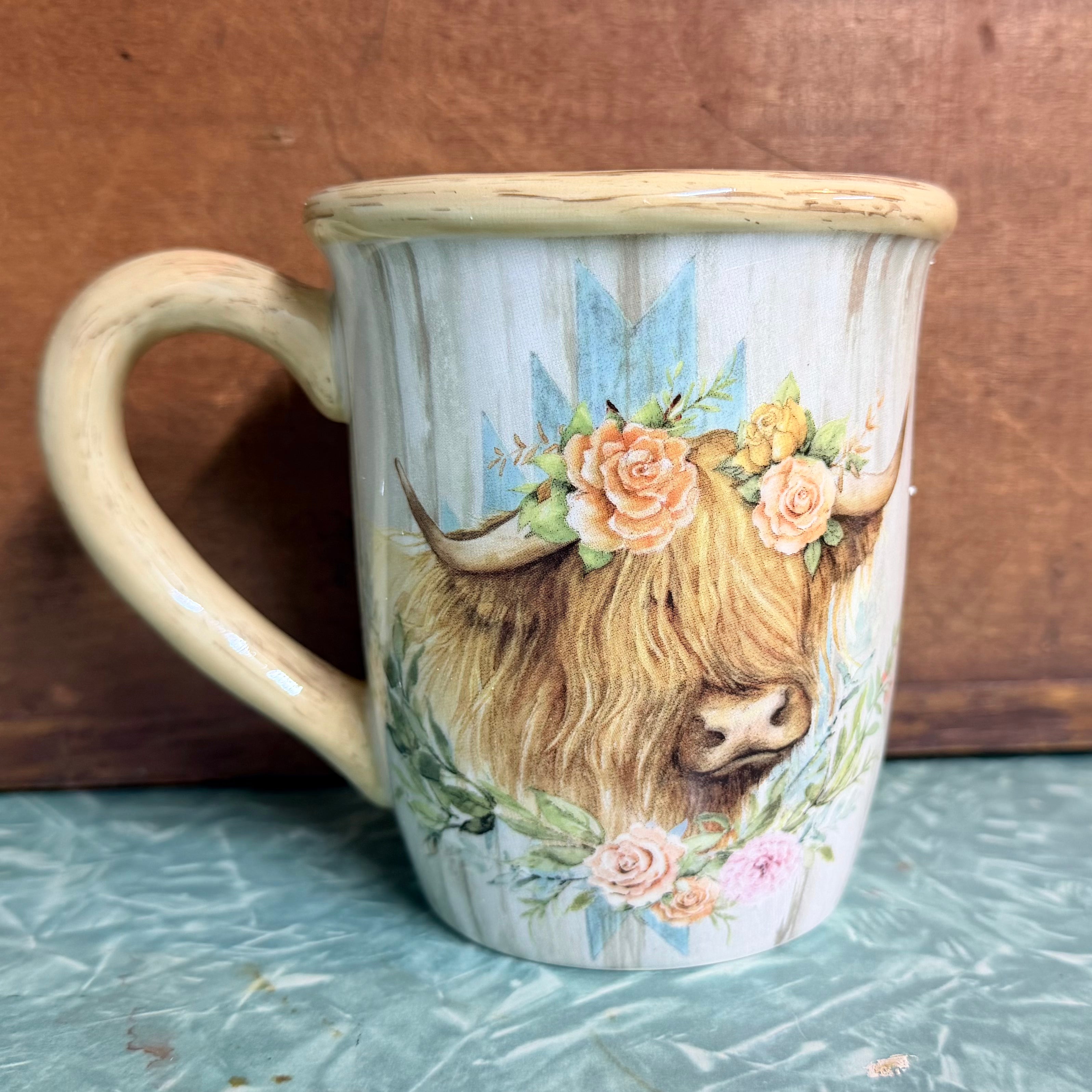 Highland Cow Coffee Mug $20