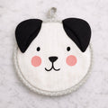 Spotty Dog Round Kitchen Pocket Mitt $10