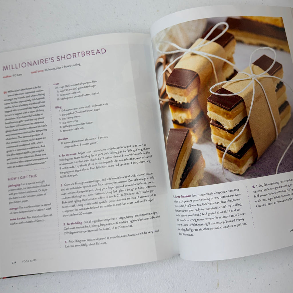 Food Gifts Hardcover Book $30