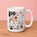 Boho Ghost Halloween Mug $16