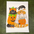 Halloween Cats Tea Towel $12