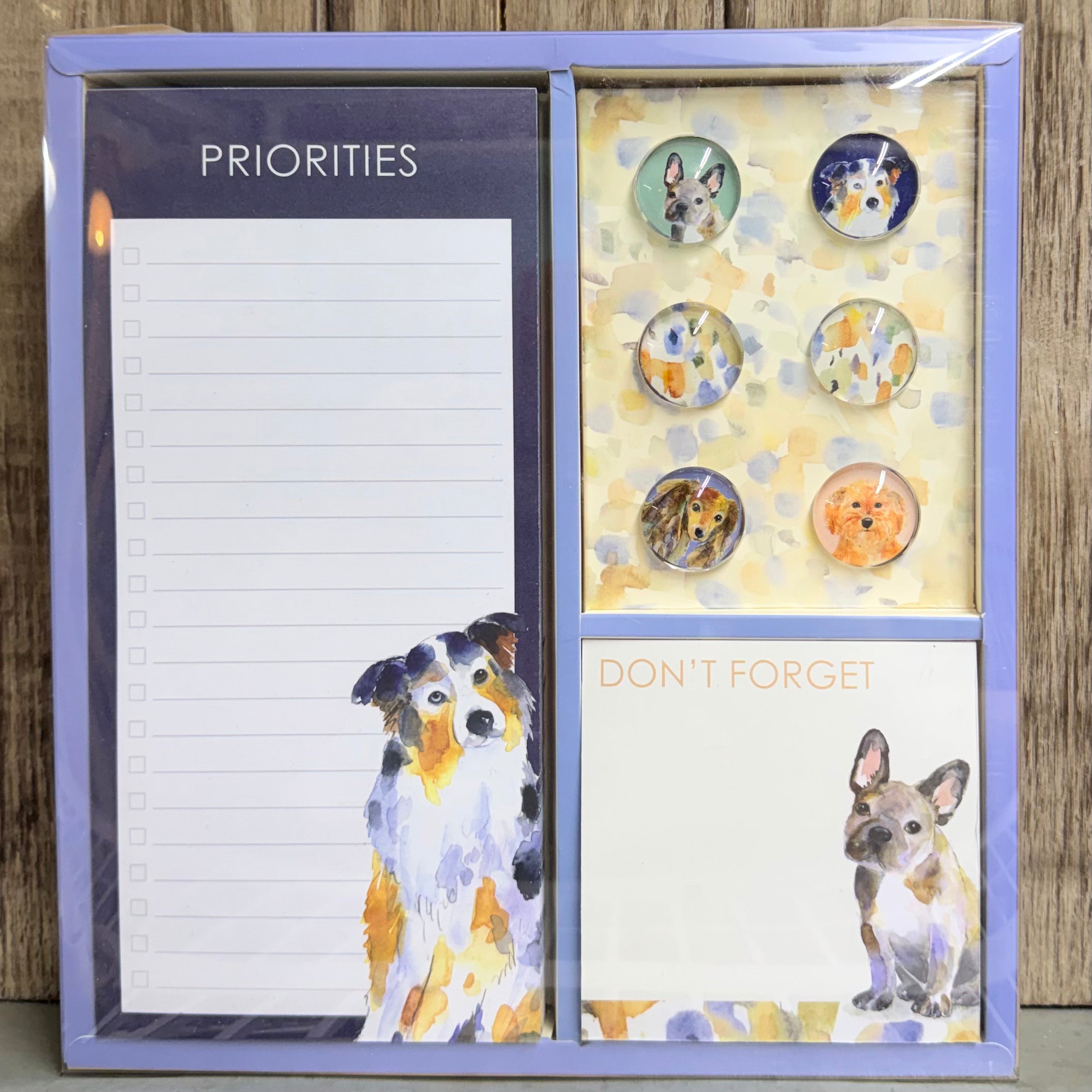 Dog Magnet & Notepad Set $24