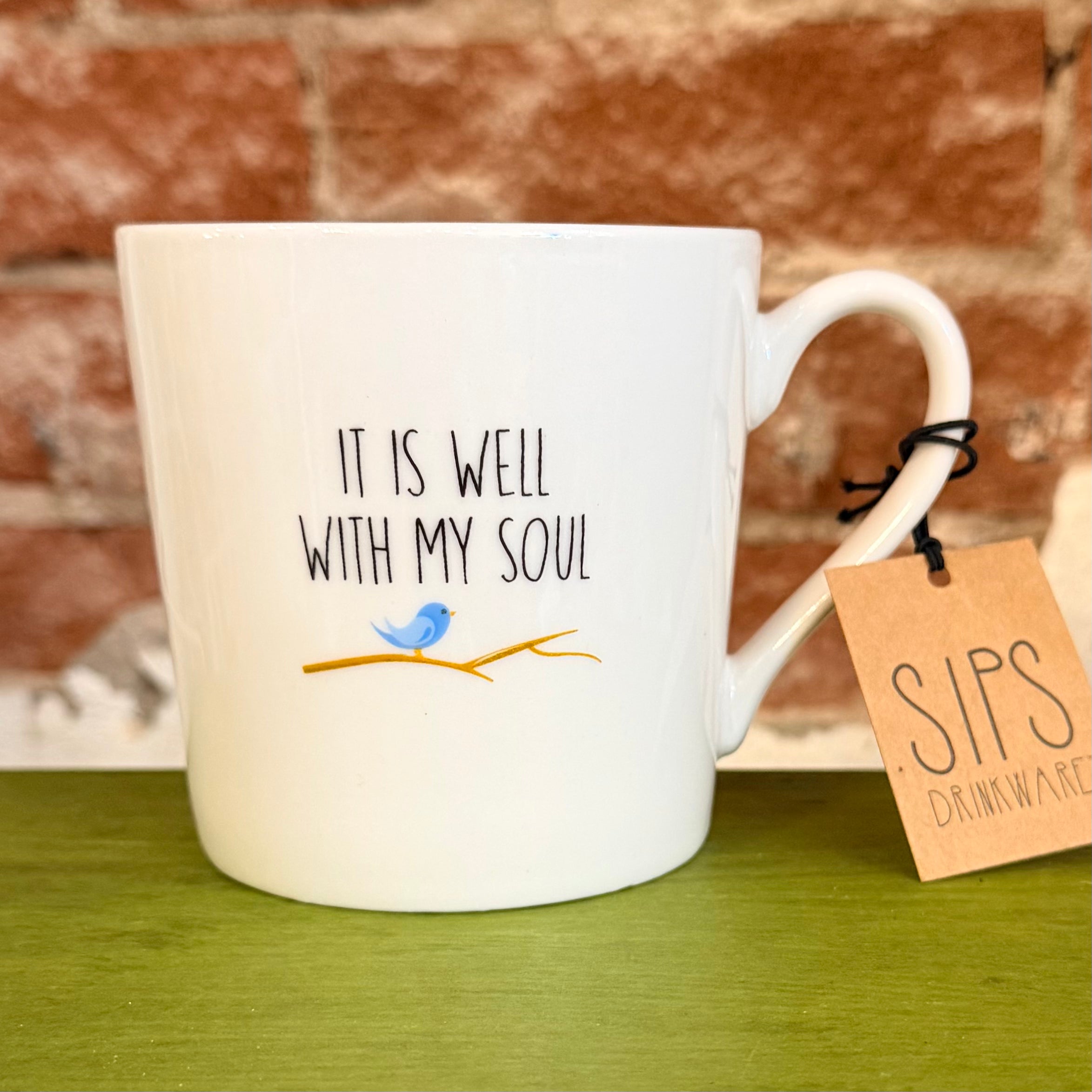 It is Well - Bluebird Mug $15