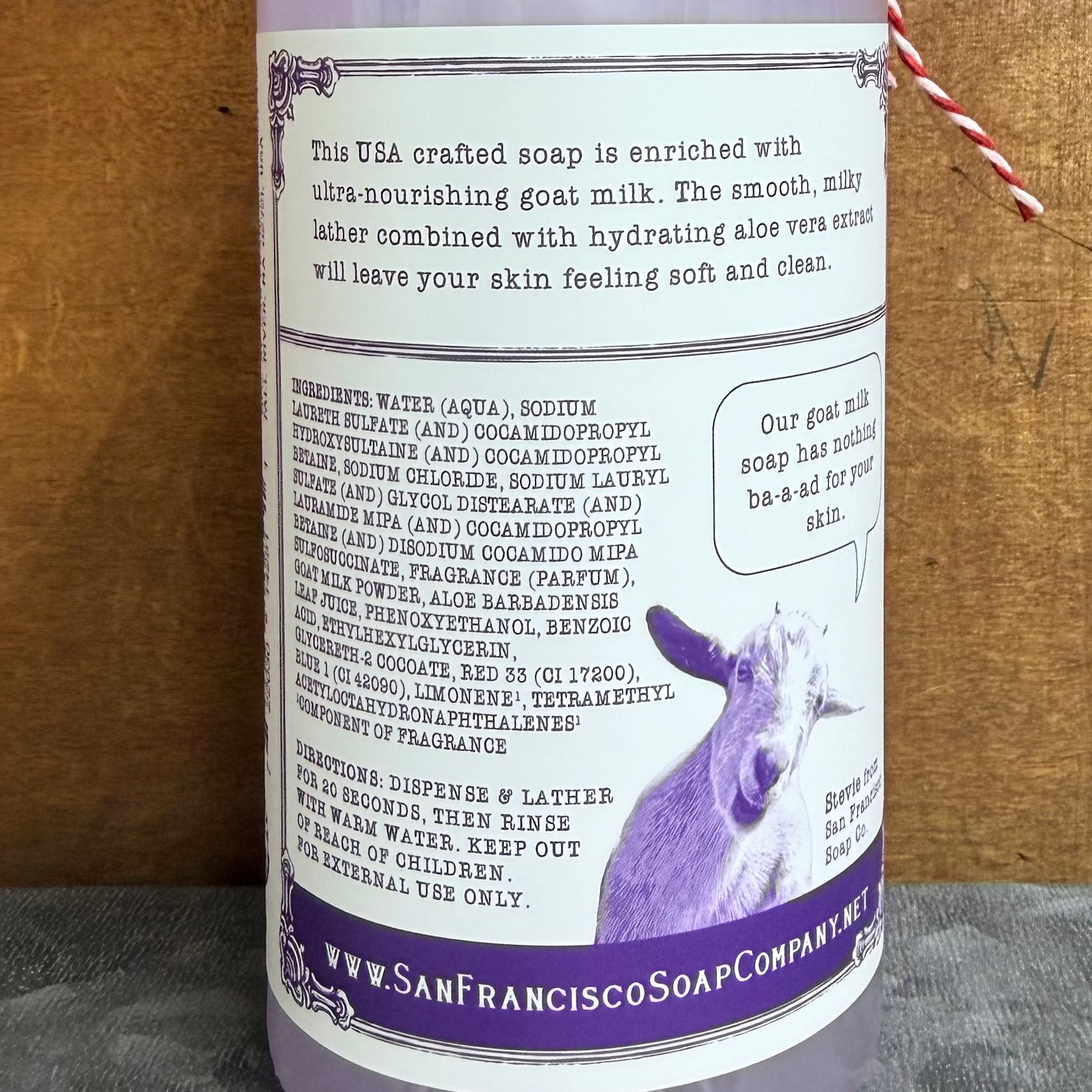 Lavender Goat Milk Liquid Soap $14