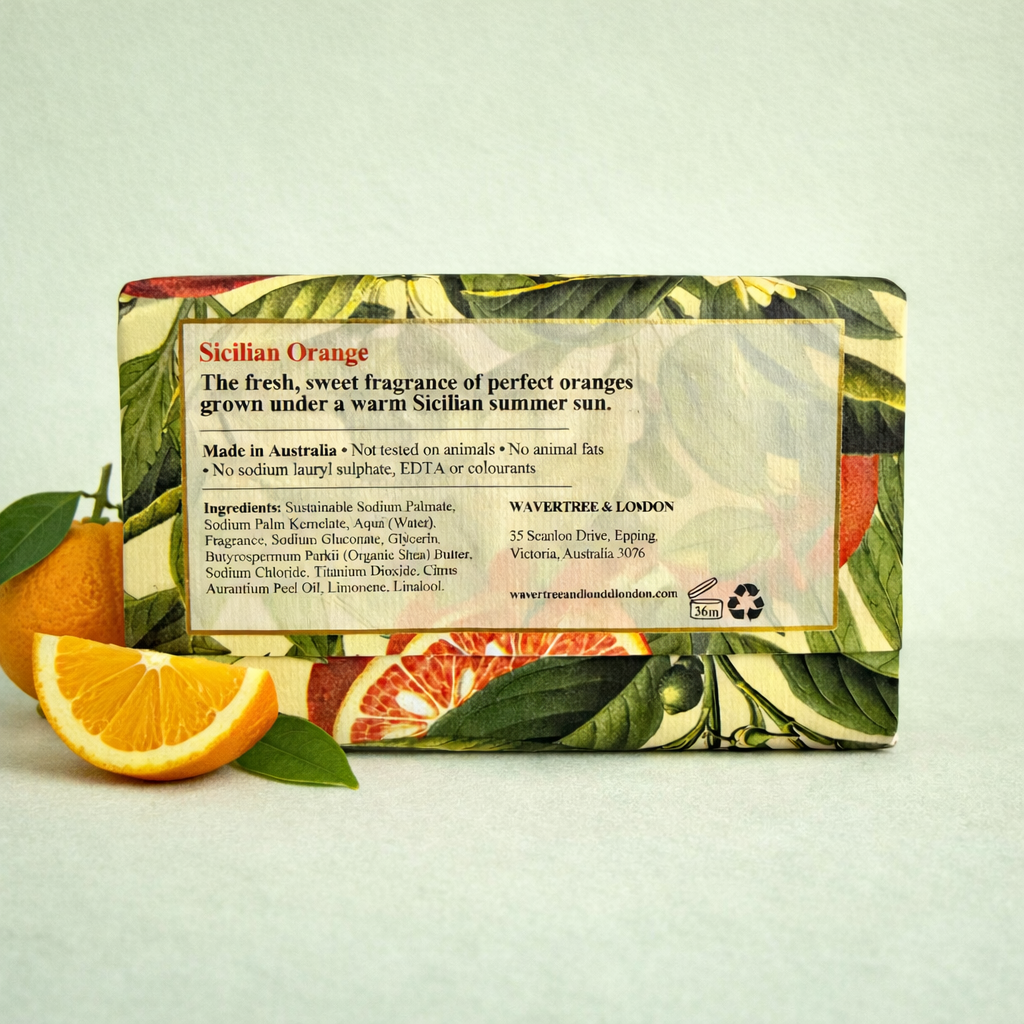 Sicilian Orange Bar Soap $10