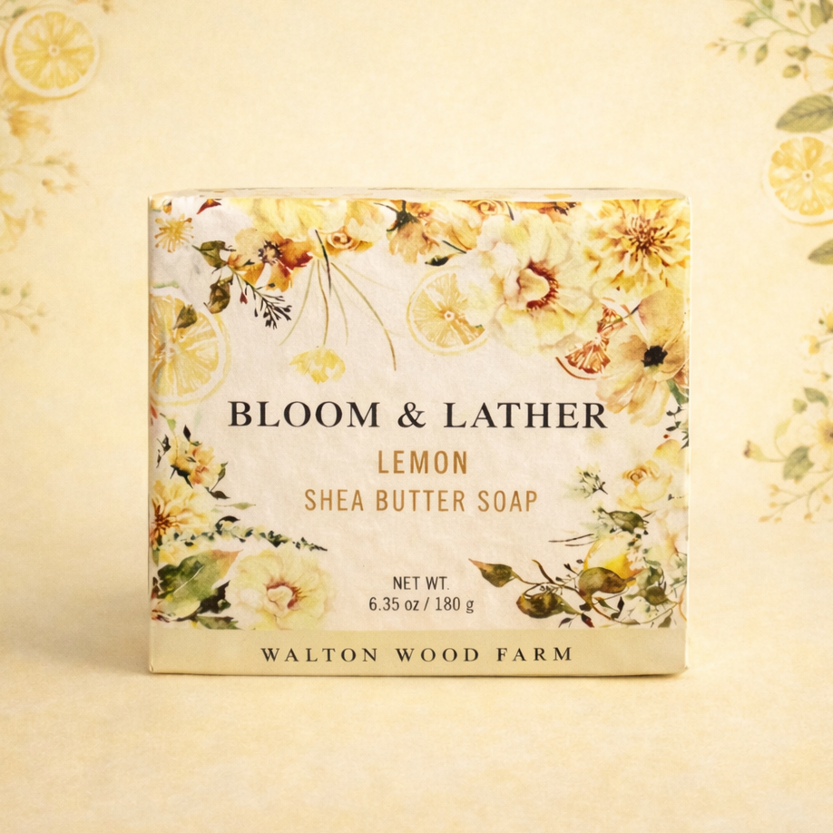 Lemon Shea Butter Bar Soap $10