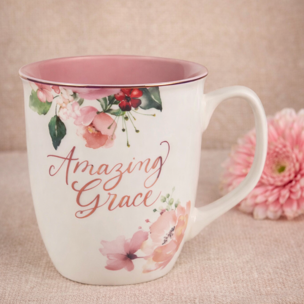 Amazing Grace Pink Mug $15