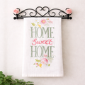 Home Sweet Home Embroidered Kitchen Towel $12