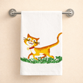 Happy Cat Retro Kitchen Towel $15