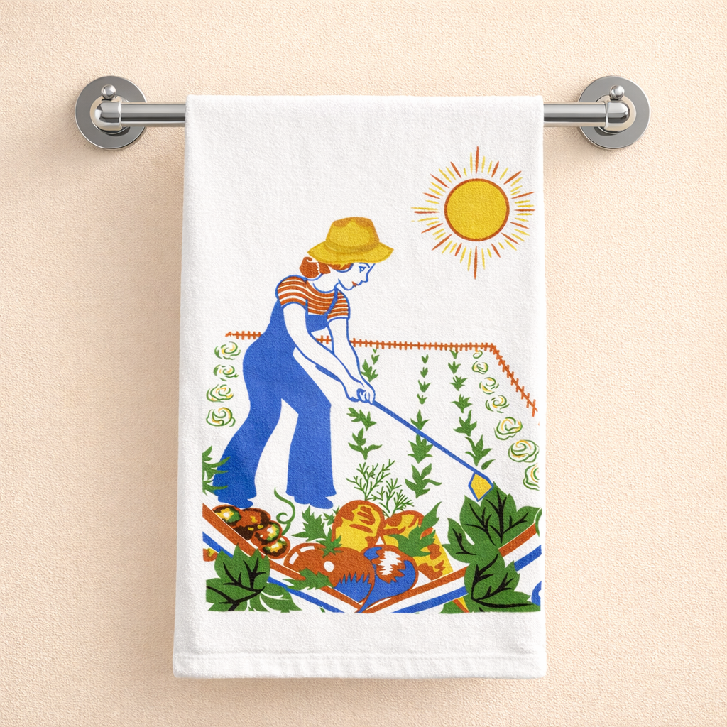 Gardener Gal Retro Kitchen Towel $15