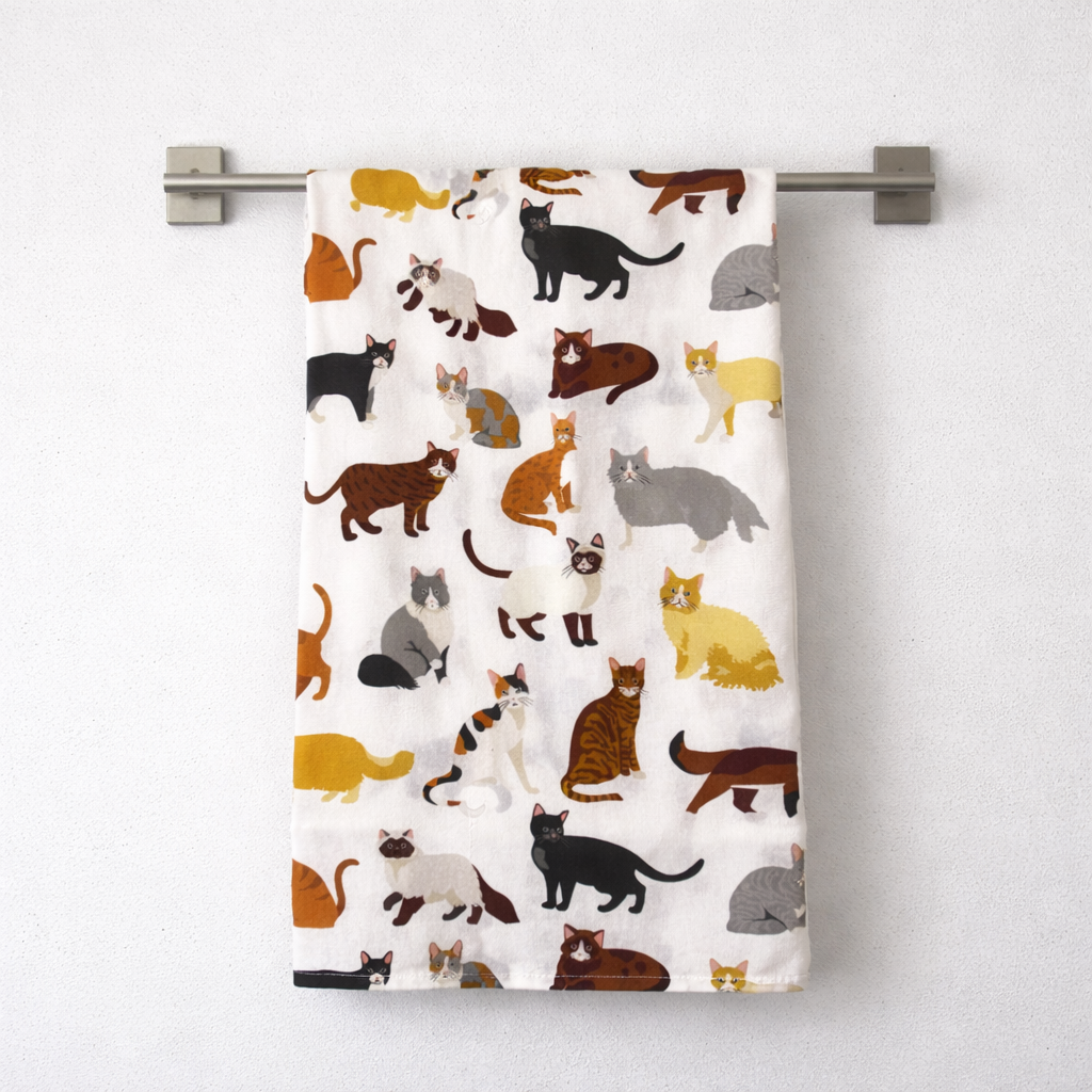 Cats All Over Towel $14