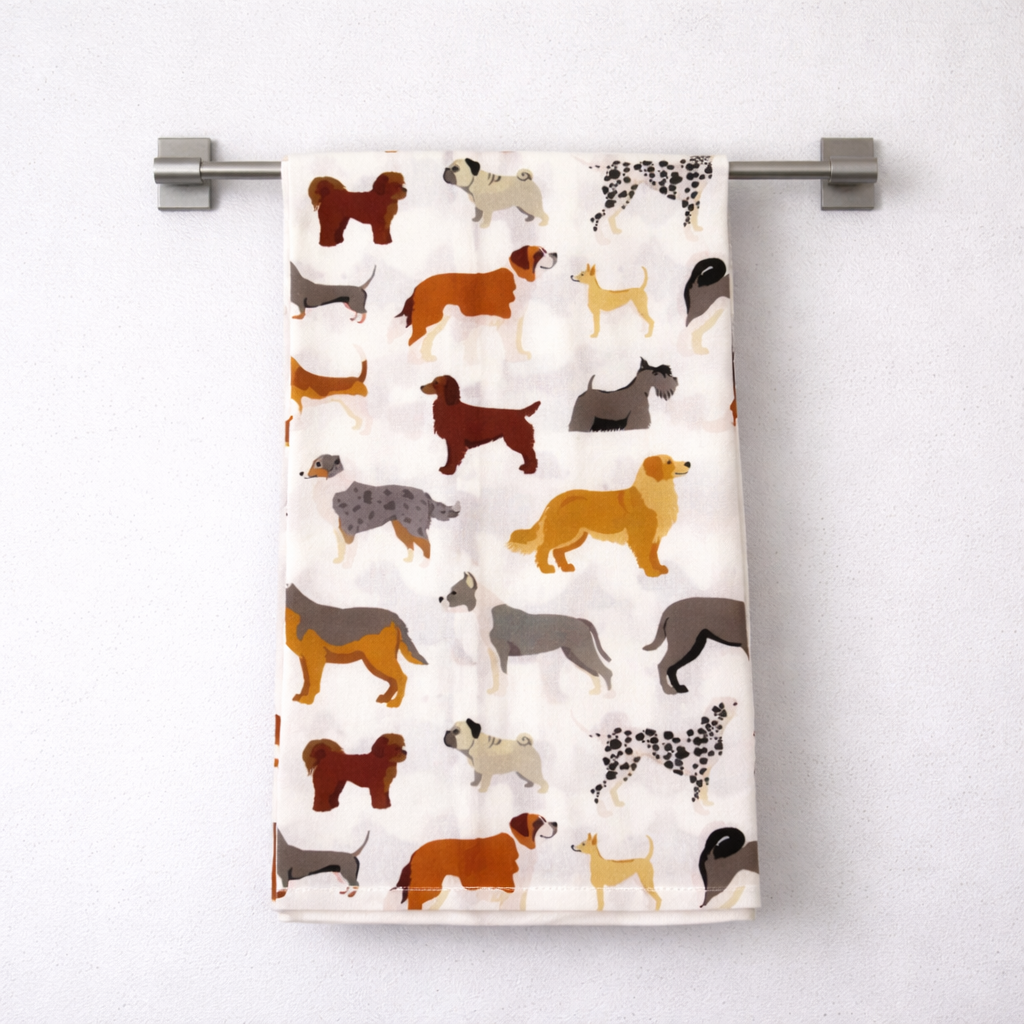 Dogs All Over Towel $14